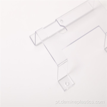 Peças personalizadas de policarbonato ainda mais dobradas